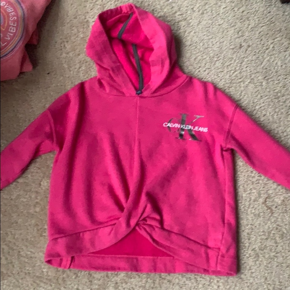 Calvin klein cropped hoodie
